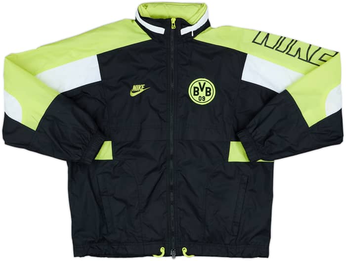 1996-97 Borussia Dortmund Nike Hooded Track Jacket - 8/10 - (S)