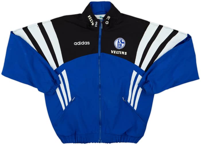 1996-97 Schalke Player Issue adidas Track Jacket - 8/10 - (M)