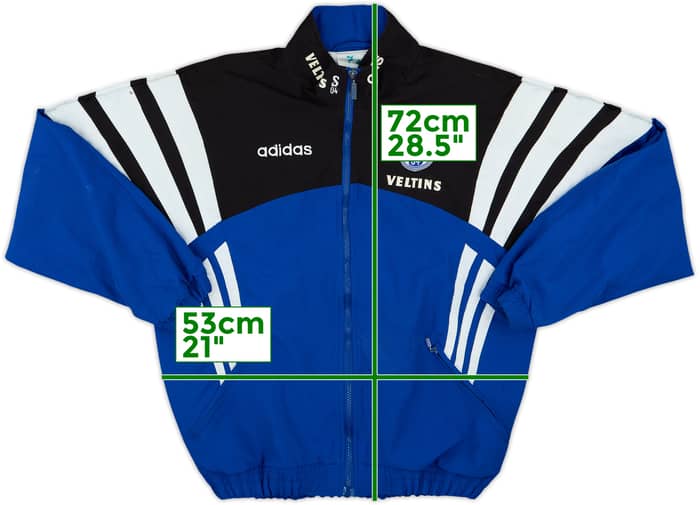 1996-97 Schalke Player Issue adidas Track Jacket - 8/10 - (M)