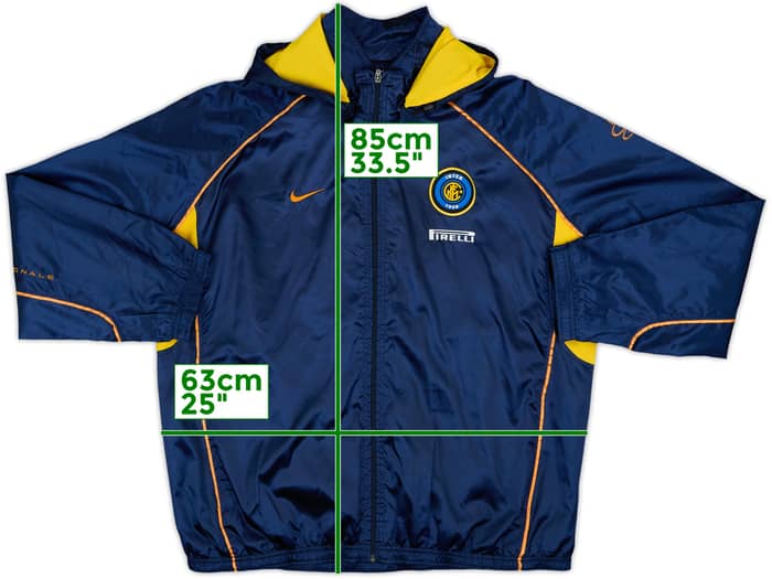 2001-02 Inter Milan Nike Chaqueta impermeable - 8/10 - (L)