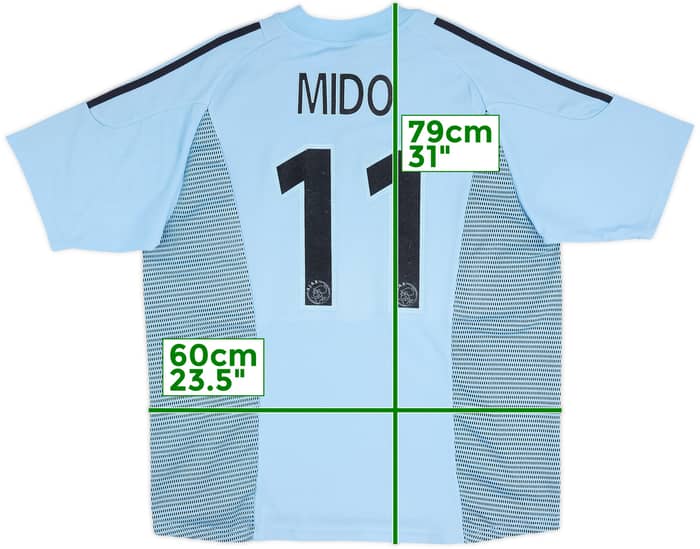 2002-03 Ajax Away Shirt Mido #11 - 8/10 - (XXL)