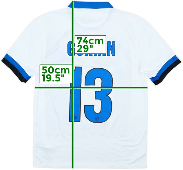 2013-14 Inter Milan Away Shirt Guarin #13 - 7/10 - (M)