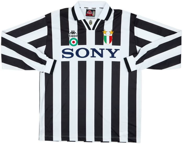 1995-97 Juventus Home L/S Shirt #10 - 9/10 - (XL)
