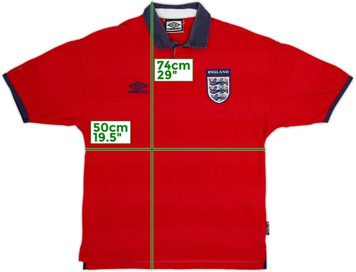 1999-01 England Away Shirt - 4/10 - (M)