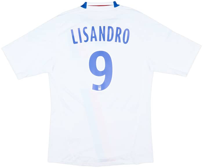 2010-11 Lyon Home Shirt Lisandro #9 - 9/10 - (M)
