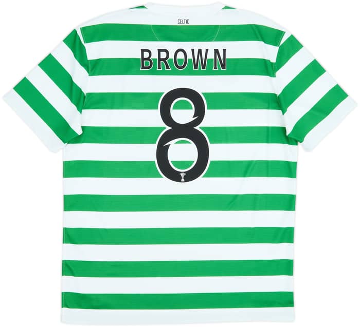 2012-13 Celtic '125th Anniversary' Home Shirt Brown #8 - 8/10 - (L)