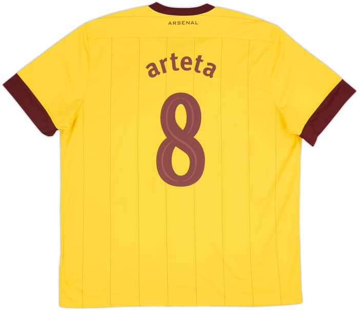 2010-13 Arsenal Away Shirt Arteta #8 - 7/10 - (XXL)