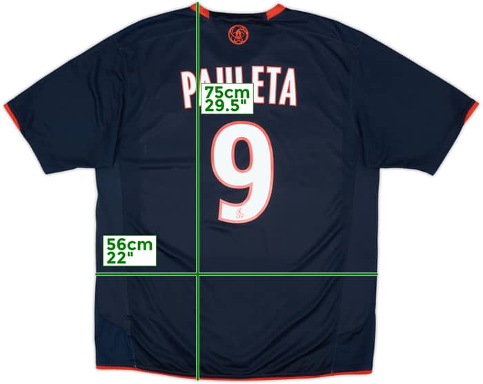 2007-08 Paris Saint-Germain Home Shirt Pauleta #9 - 6/10 - (L)