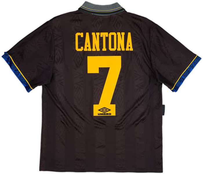 1993-95 Manchester United Away Shirt Cantona #7 - 6/10 - (M)