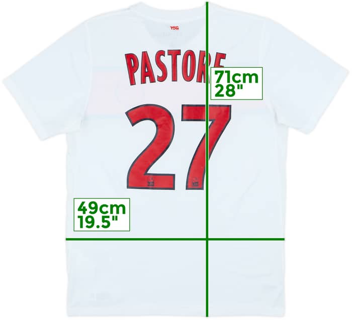 2012-13 Paris Saint-Germain Third Shirt Pastore #27 - 6/10 - (M)