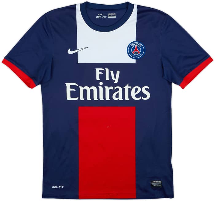 2013-14 Paris Saint-Germain Home Shirt Beckham #32 - 6/10 - (S)
