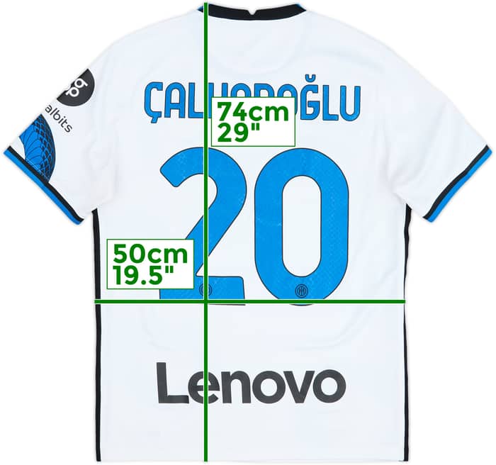 2021-22 Inter Milan Away Shirt Calhanoglu #20 - 7/10 - (M)