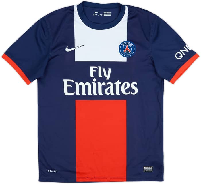 2013-14 Paris Saint-Germain Home Shirt Beckham #32 - 6/10 - (M)