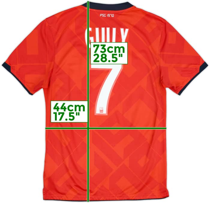 2010-12 Paris Saint-Germain '40 ANS' Home/Third Shirt Giuly #7 - 7/10 - (S)