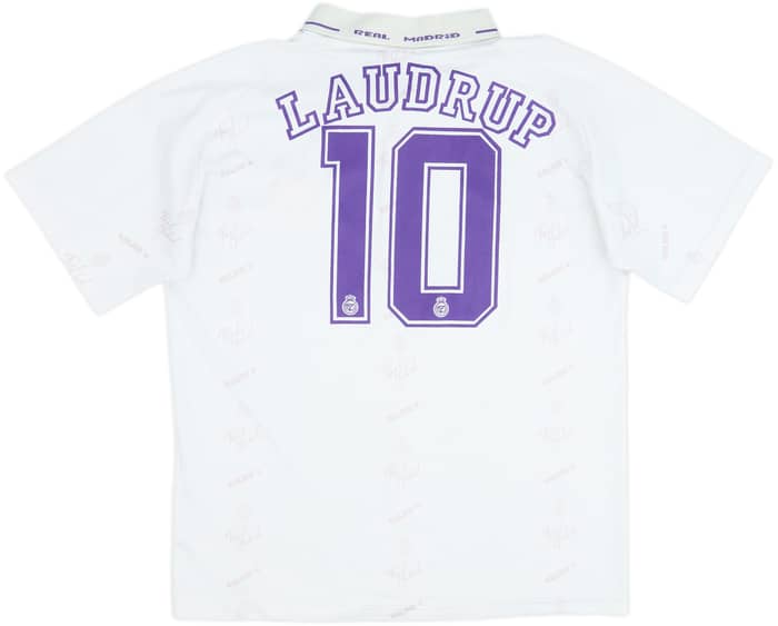 1994-96 Real Madrid Home Shirt Laudrup #10 - 7/10 - (XL)