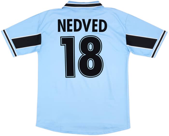 Camiseta básica de local del Lazio 1998-00 Nedved #18 - 6/10 - (L)