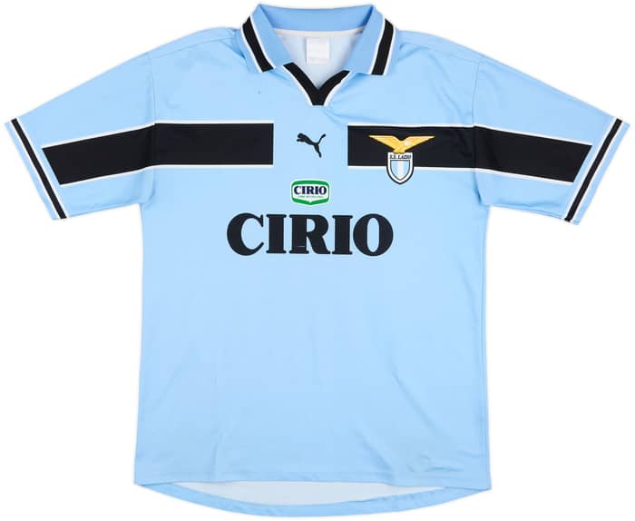 Camiseta básica de local del Lazio 1998-00 Nedved #18 - 6/10 - (L)
