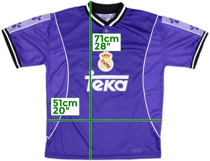 1997-98 Real Madrid Away Shirt - 9/10 - (S)