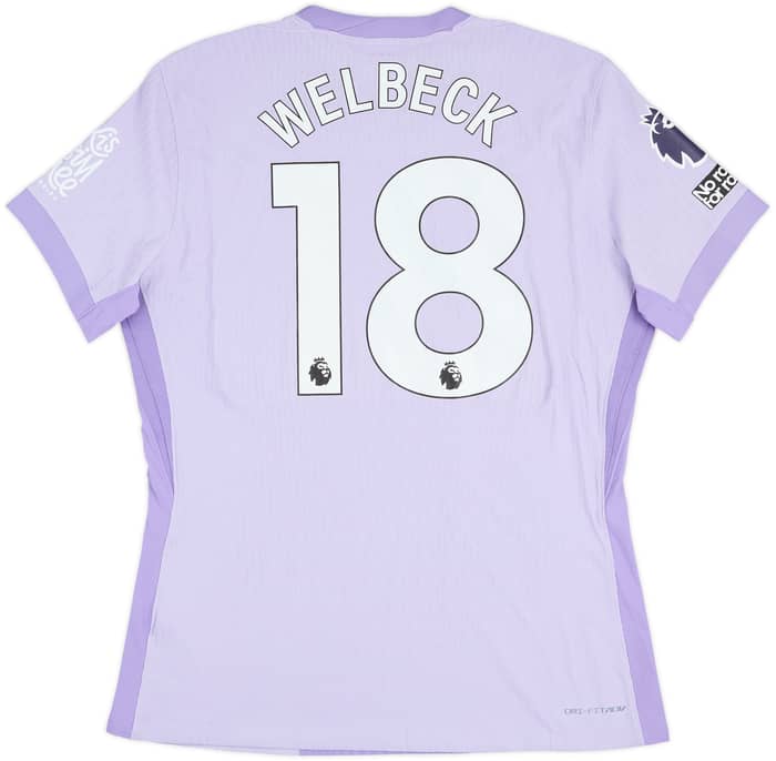 2025-26 Brighton Match Issue Away Shirt Welbeck #18