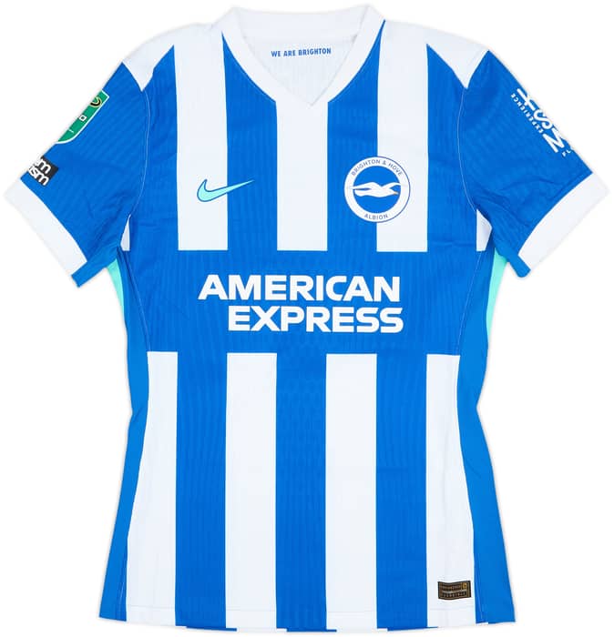 2025-26 Brighton Match Issue Carabao Cup Home Shirt F.Kadioglu #24