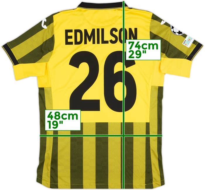 2025-25 Kairat Almaty Match Issue Champions League Home Shirt Edmilson #26