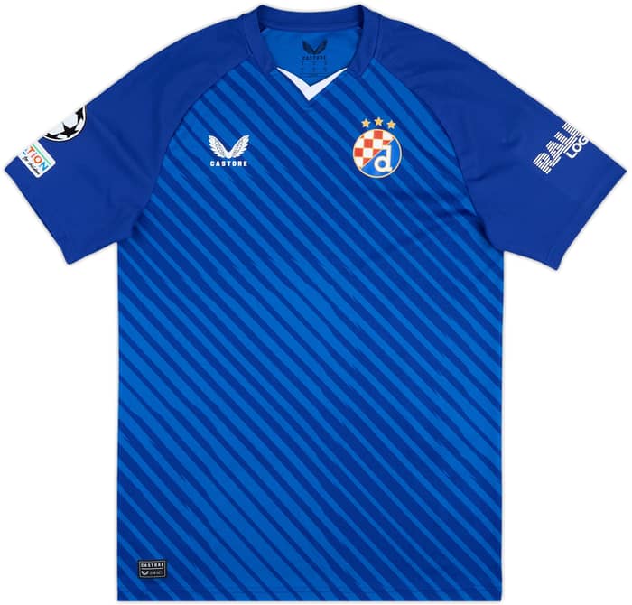 2024-25 Dinamo Zagreb Match Issue Champions League Home Shirt Bernauer #6