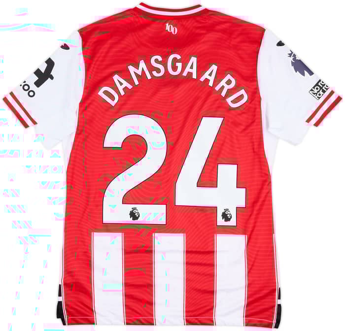 2025-26 Brentford Match Issue Home Shirt Damsgaard #24