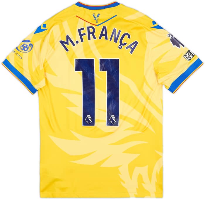2024-25 Crystal Palace Match Issue Away Shirt M.Franca #11