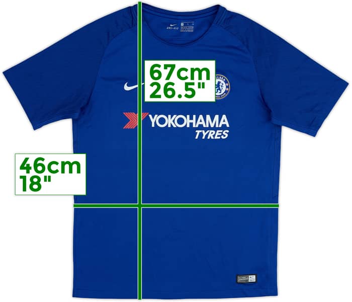 2017-18 Chelsea Home Shirt - 8/10 - (XL.Boys)