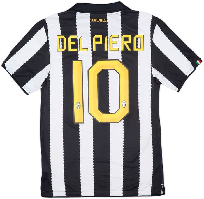2010-11 Juventus Home Shirt Del Piero #10 - 8/10 - (S)
