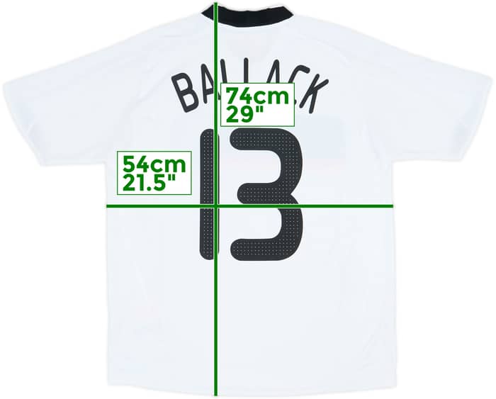2008-09 Germany Home Shirt Ballack #13 - 6/10 - (XL.Boys)