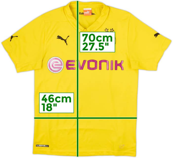 2014-15 Dortmund CL Home Shirt - 7/10 - (S)