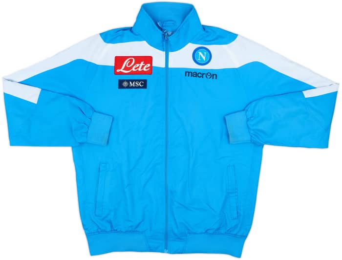 2014-15 Napoli Macron Track Jacket - 8/10 - (XL)