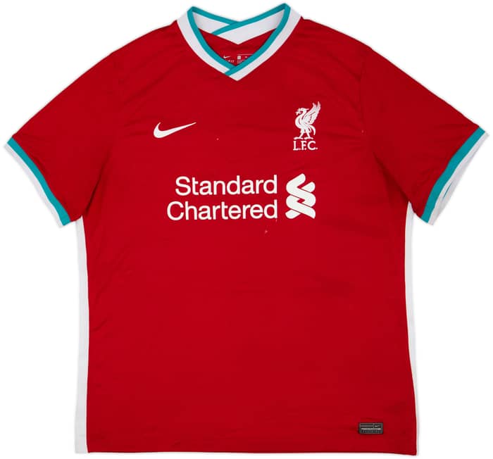 2020-21 Liverpool Home Shirt M.Salah #11 - 7/10 - (XL)