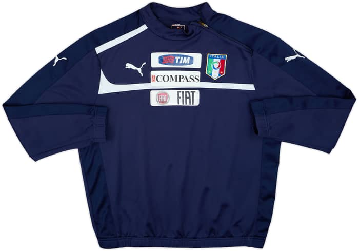 2012-13 Italy Puma 1/4 Zip Sweat Top - 6/10 - (L)