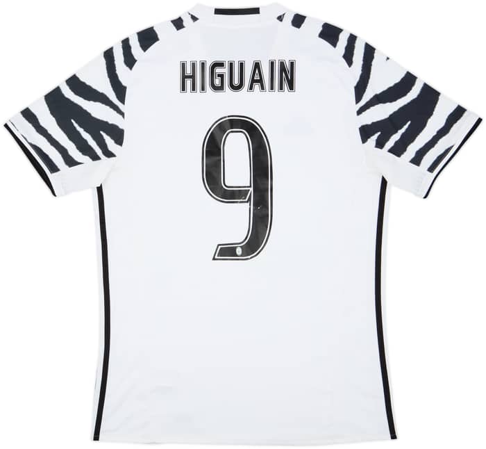 2016-17 Juventus Third Shirt Higuain #9 - 7/10 - (M)