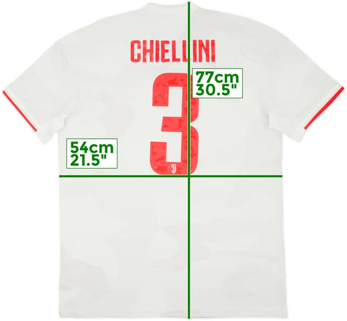 2019-20 Juventus Away Shirt Chiellini #3 - 9/10 - (L)