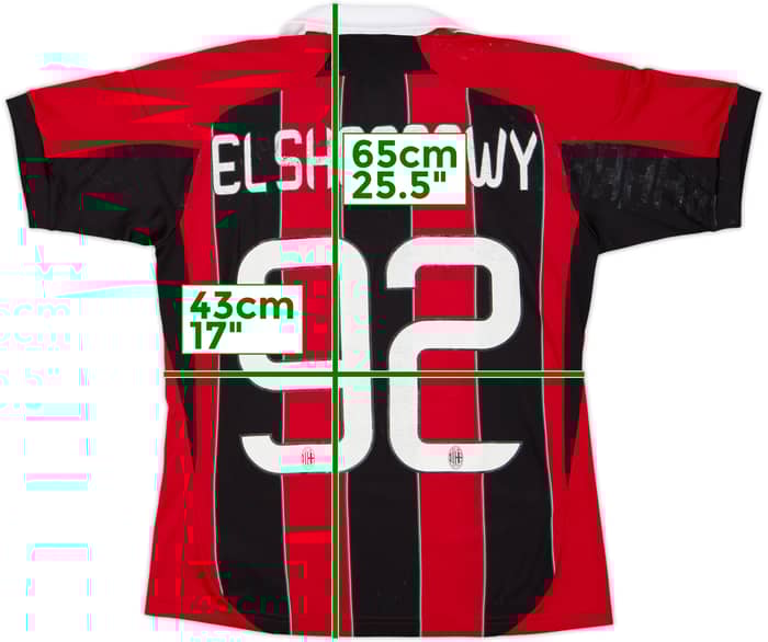 2012-13 AC Milan Home Shirt El Shaarawy #92 - 5/10 - (L.Boys)