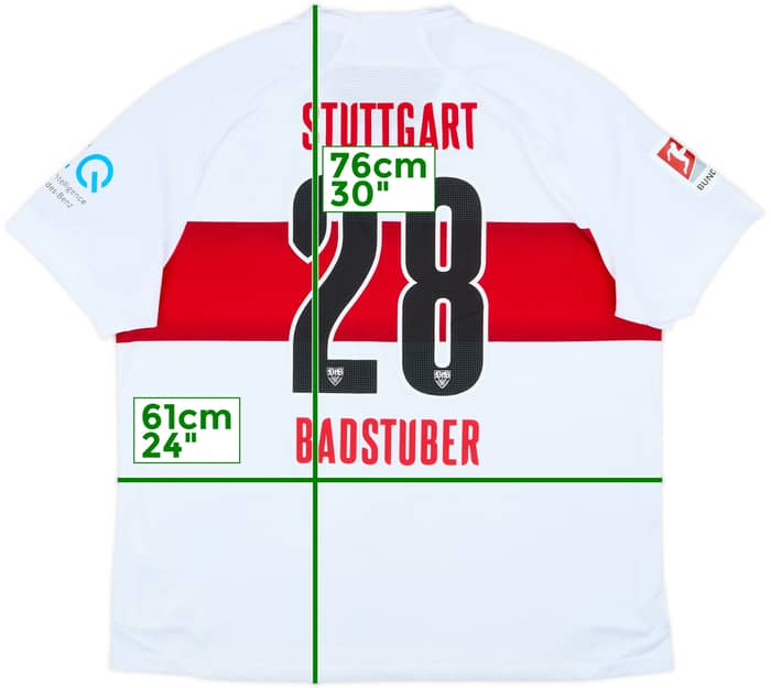 2019-20 Stuttgart Home Shirt Badstuber #28 - 6/10 - (XXL)