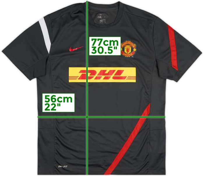2012-13 Manchester United Nike Training Shirt - 9/10 - (XL)