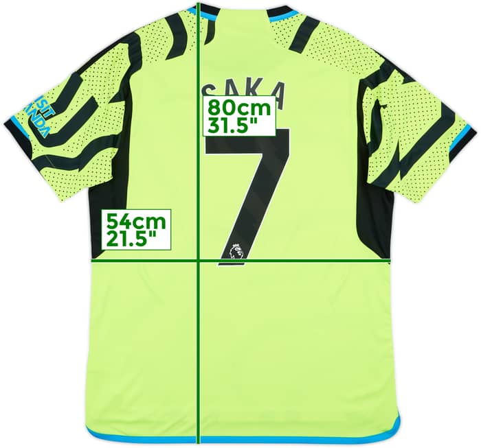 2023-24 Arsenal Away Shirt Saka #7 - 6/10 - (L)