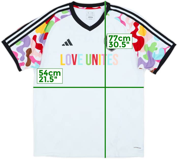 2023 Orlando City adidas 'Love Unites' Pre-Match Shirt - 8/10 - (XL)
