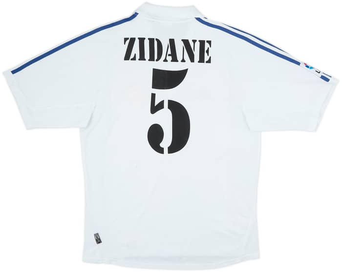 2001 Real Madrid Home Shirt Zidane #5 - 5/10 - (M)