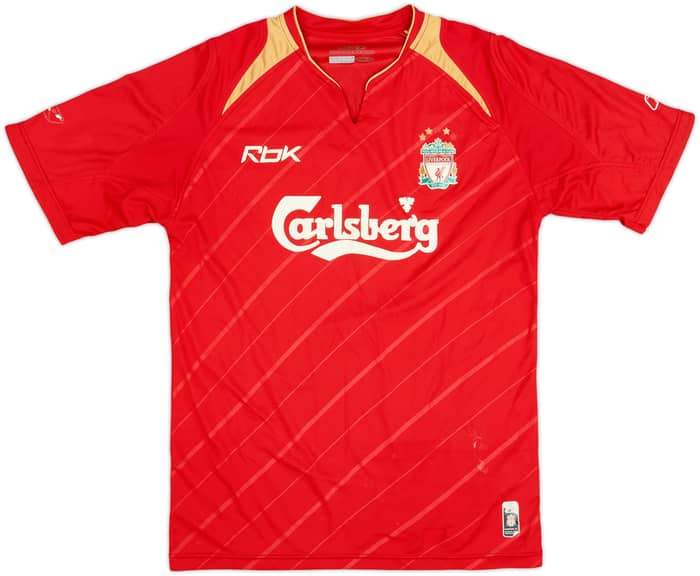 2005-06 Liverpool CL Home Shirt - 4/10 - (S)