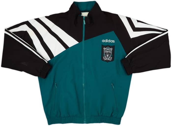 1995-96 Liverpool Player Issue adidas Track Jacket - 6/10 - (M/L)