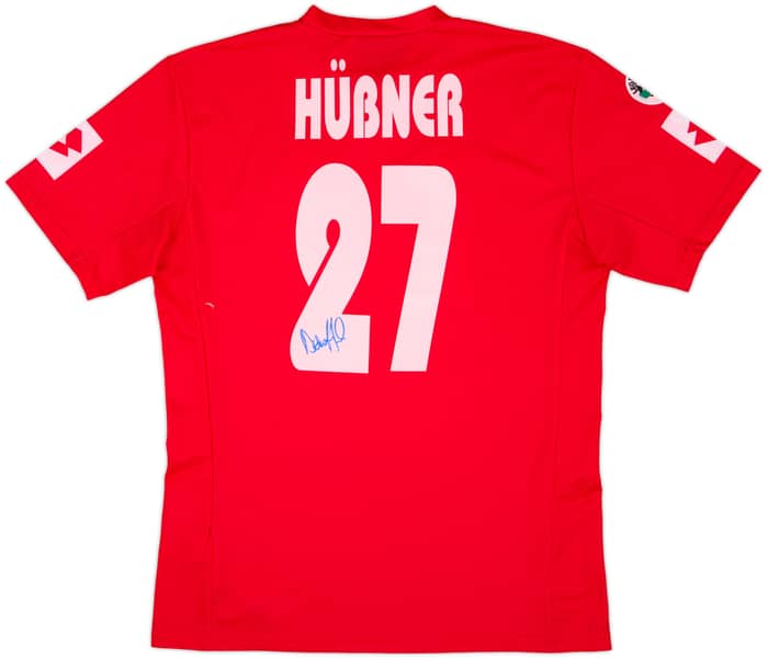 2002-03 Piacenza Match Issue Signed Home Shirt Hubner #27