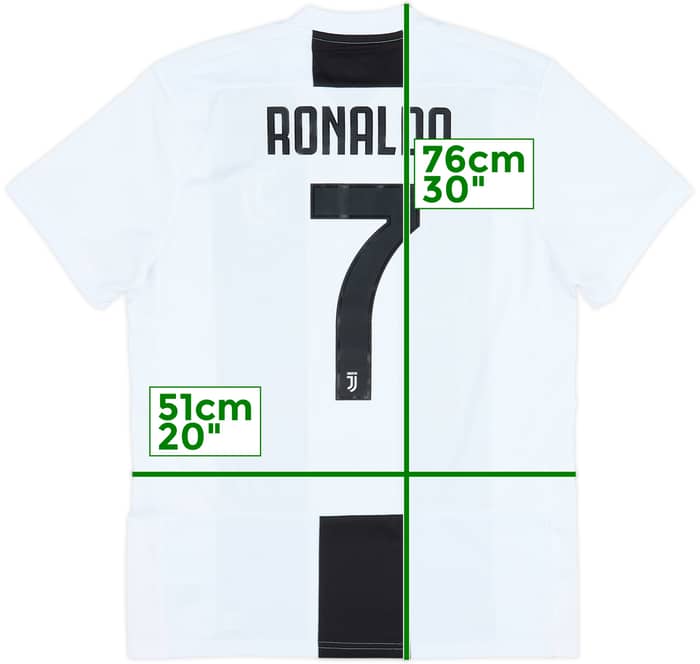 2018-19 Juventus Home Shirt Ronaldo #7 - 9/10 - (M)