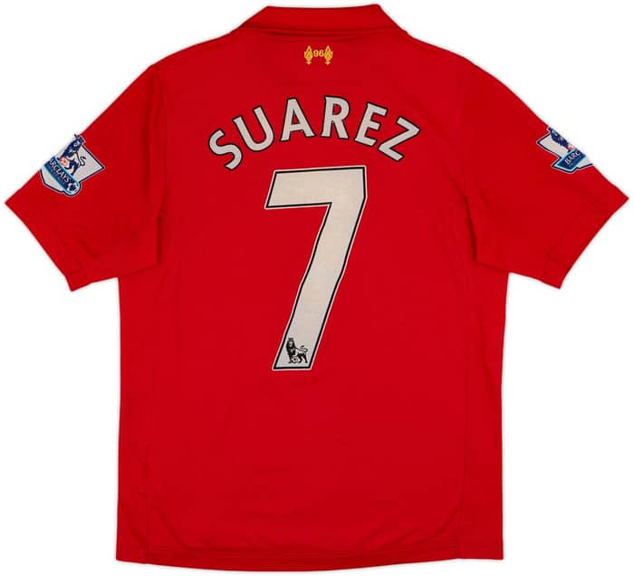 2012-13 Liverpool Home Shirt Suarez #7 - 6/10 - (S)