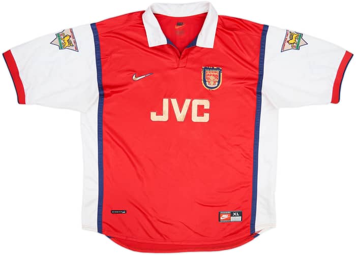 1998-99 Arsenal Home Shirt Anelka #9 - 5/10 - (XL)