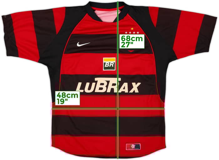 2002-04 Flamengo Home Shirt #10 - 6/10 - (M/L)